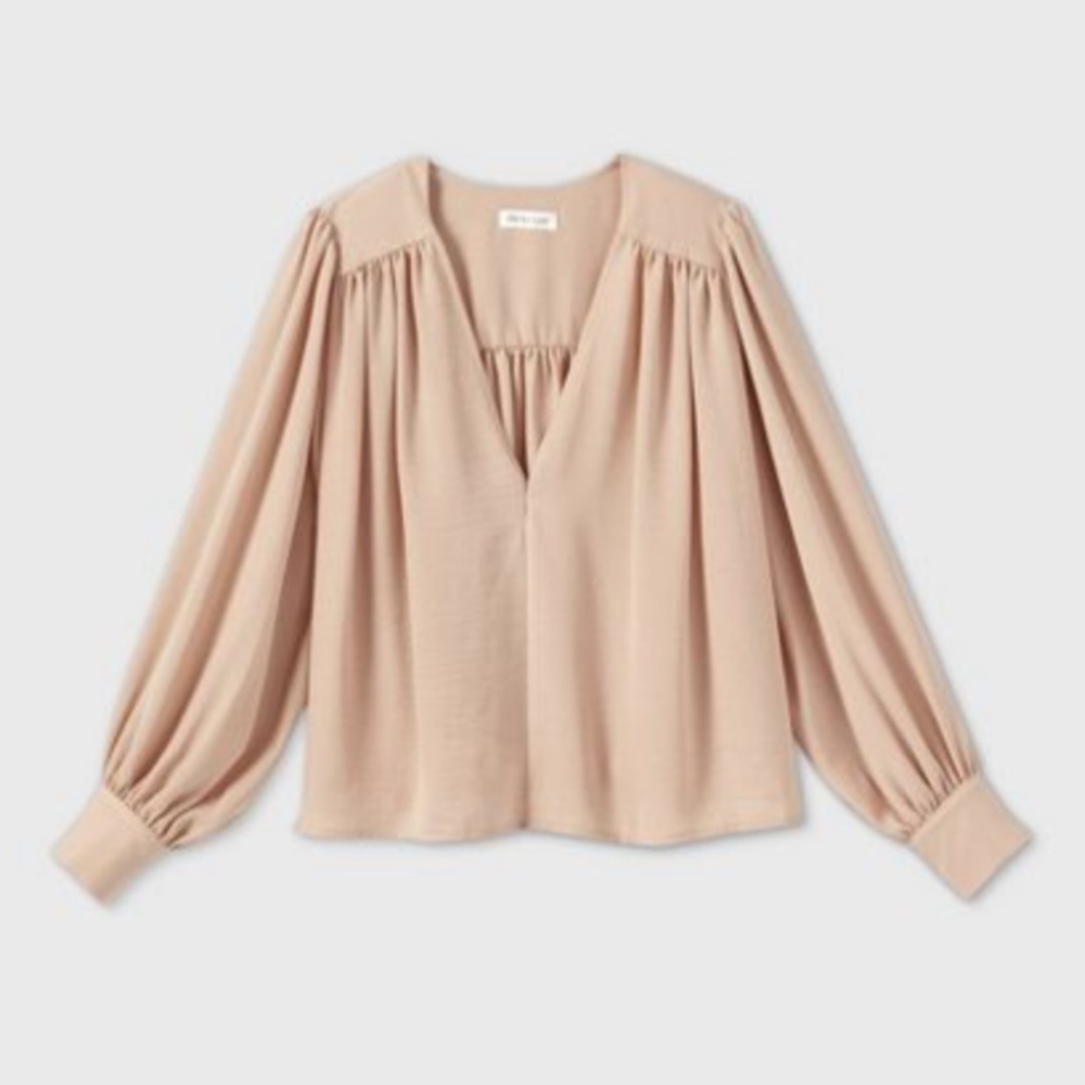 Women's Bishop Long Sleeve Blouse - Prologue-SZ S